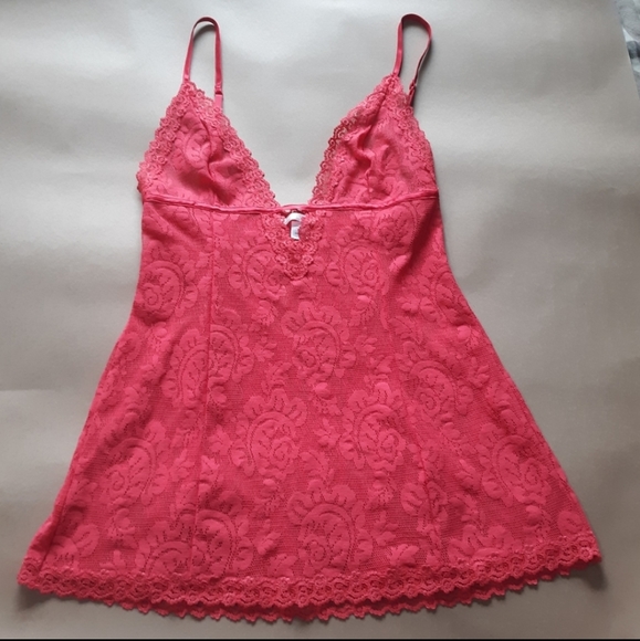Victoria's secret lace chemise lingerie minidress size M. - Picture 1 of 6